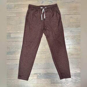 Lululemon Men’s Soft Jersey Tapered Pant Heathered Brown - Size Medium